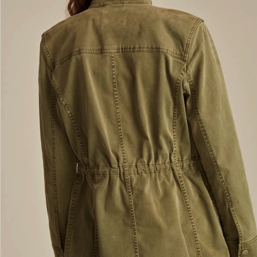 Lucky Brand Olive Night Utility distressed Jacket in XL - Picture 6 of 14